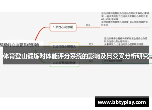 体育登山锻炼对体能评分系统的影响及其交叉分析研究